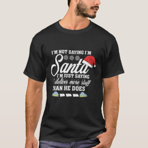 Camiseta de Natal engraçada para trabalhadores pos