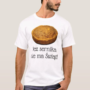 Camiseta de Natal Engraçada Sernik de Natal polon