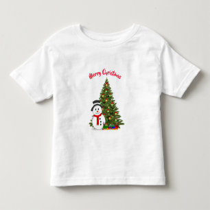 Camiseta de Natal Fofa para Criança