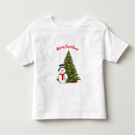 Camiseta de Natal Fofo para Criança