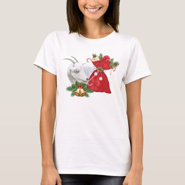 Camiseta de Natal Gato (Frente)