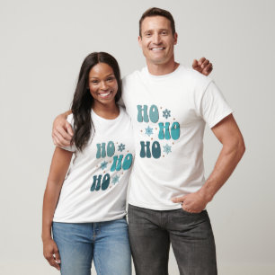 Camiseta de Natal Ho Ho Ho