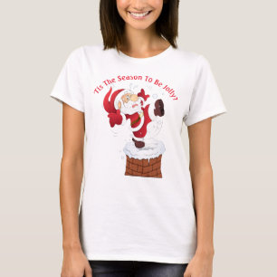 Camiseta de Natal Humorosa para Mulheres