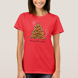 Camiseta de Natal Leopard cheetah