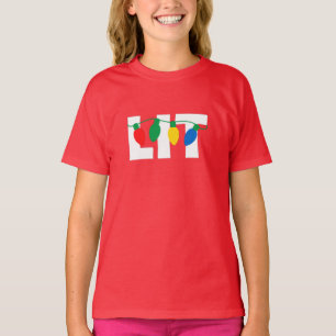 Camiseta de Natal Lit