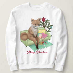 Camiseta de Natal Má Taxidermia Fox