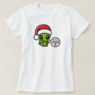 Camiseta de Natal Marciana Extraterrestre Alien
