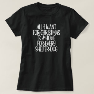 Camiseta de Natal para Cães de Abrigo
