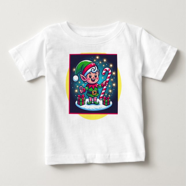 Camiseta de Natal para Crianças (Frente)