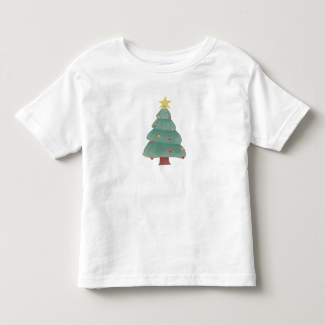 Camiseta de Natal para crianças (Frente)