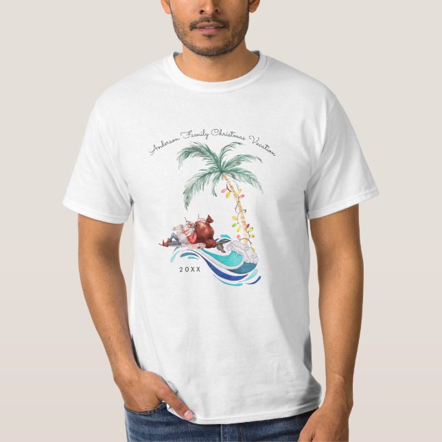 Camiseta de Natal para Família | Mele Kalikimaka (Frente)