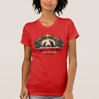 Camiseta de Natal Personalizada com História Verda