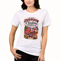 Camiseta de Natal Personalizada para Família