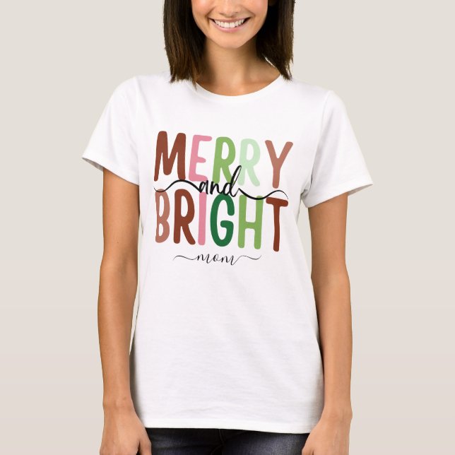 Camiseta de Natal personalizável (Frente)