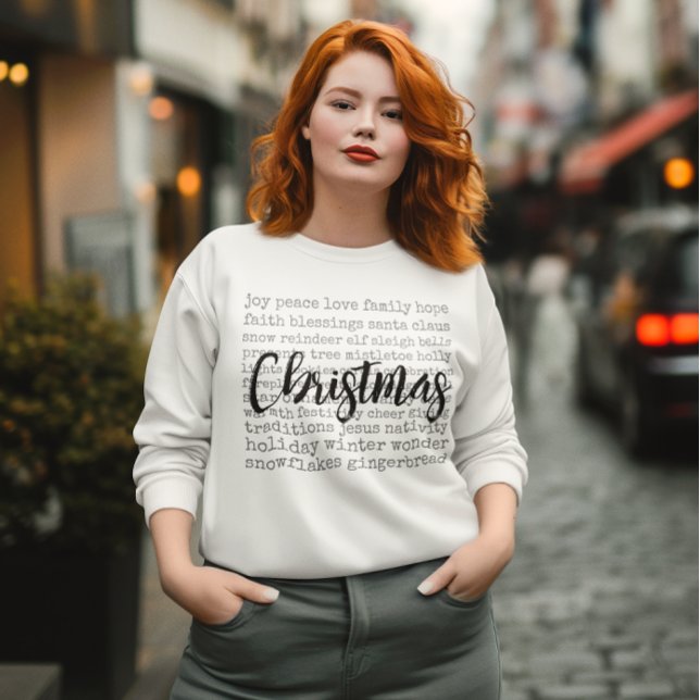 Camiseta de Natal, presentes de Natal para ela (cozy Christmas shirt, Christmas outfit, Christmas gifts, women christmas sweatshirt, Gift for her)