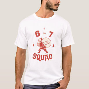 Camiseta de Natal Six Seven Squad Vintage Santa Me