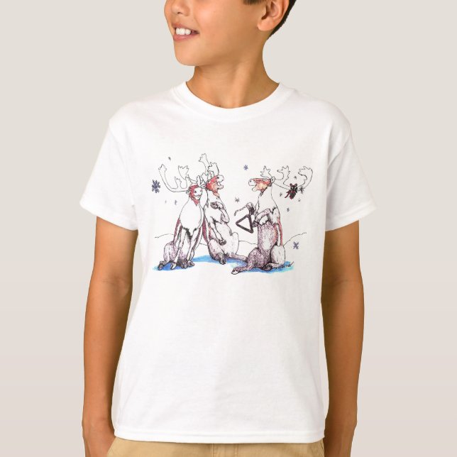 Camiseta de Natal Whimsical Alaska (Frente)