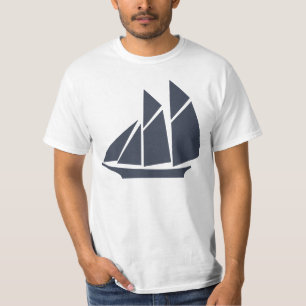 Camiseta de navio à vela