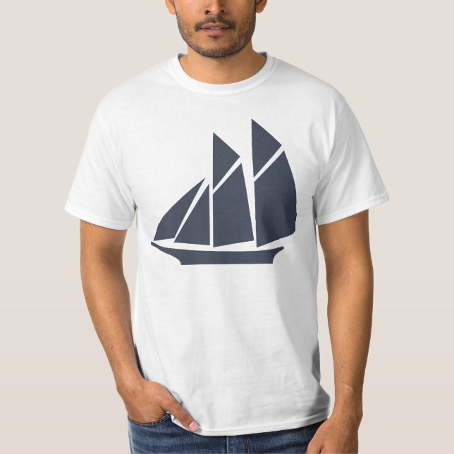 Camiseta de navio à vela (Frente)