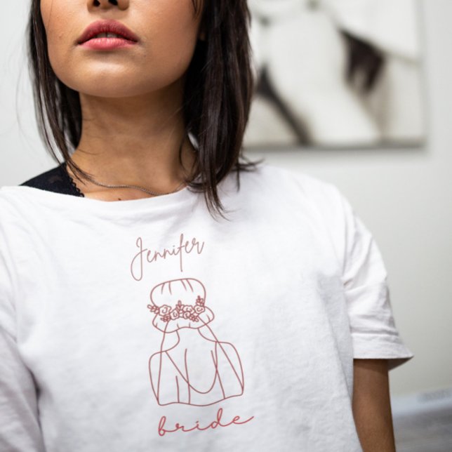 Camiseta de noiva para despedida de solteira (Criador carregado)