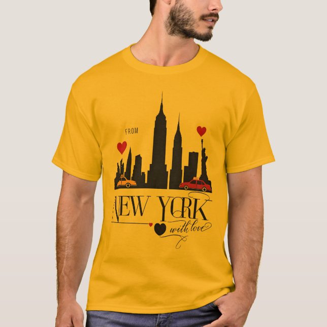 Camiseta De Nova Iorque, com amor - Bronx Energy Bold (Frente)