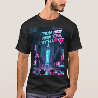 Camiseta De Nova Iorque, com amor - estilo urbano