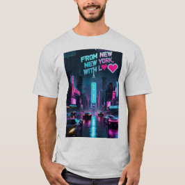 Camiseta De Nova Iorque, com amor - Fluxo do Rio Este