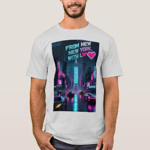 Camiseta De Nova Iorque, com amor - Fluxo do Rio Este