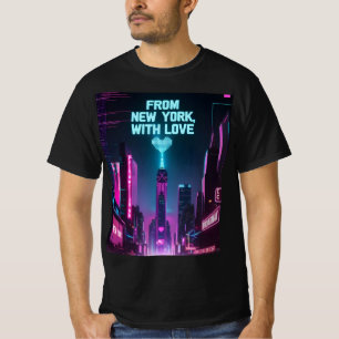 Camiseta De Nova Iorque, com amor - Skyline Mood