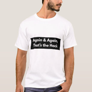 Camiseta De novo e de novo