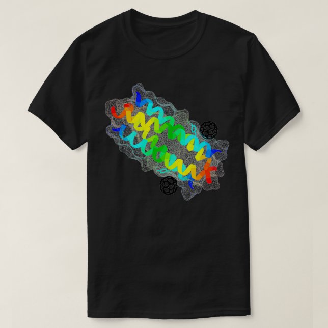 Camiseta De Novo Proteína com Fullerene Clássico (Frente do Design)