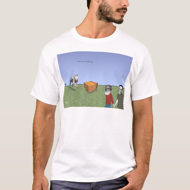 Camiseta De "O cão Pavlov, o gato de Schrödinger", 2002 (Frente)