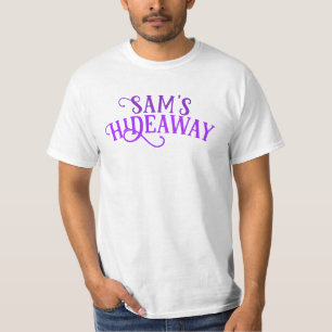 camiseta de "O Escondido de Sam" para homens.