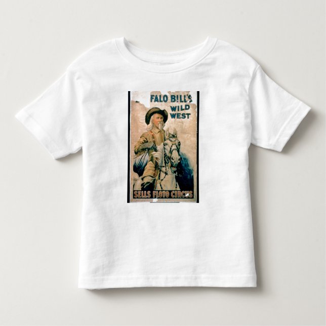 Camiseta De "o oeste selvagem Buffalo Bill", circo de Floto (Frente)