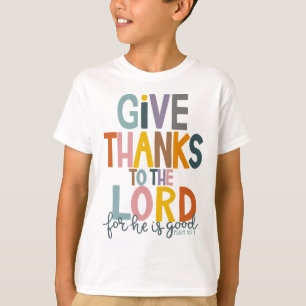 Camiseta Dê Obrigados Ao Senhor Ele É Bom Jesus Cair Do Que