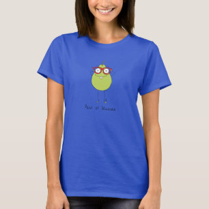 Camiseta de óculos Engraçada e gira