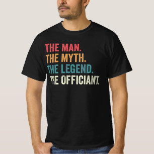 Camiseta de Oficiante de Casamento, Presente de Of