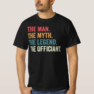 Camiseta de Oficiante de Casamento, Presente de Of