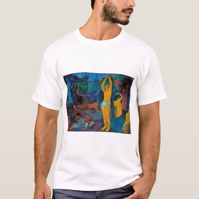 Camiseta De Onde Vimos? Paul Gauguin? (Frente)