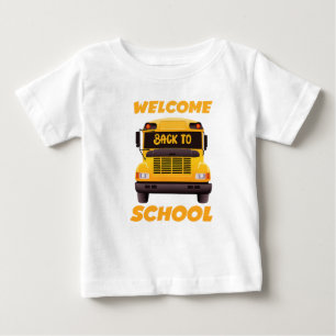 Camiseta de Ônibus Escolar de Volta à Escola