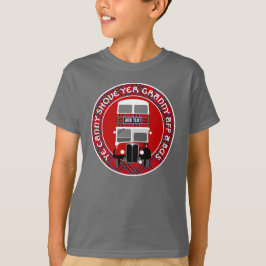 Camiseta de ônibus xadrez vintage personalizada