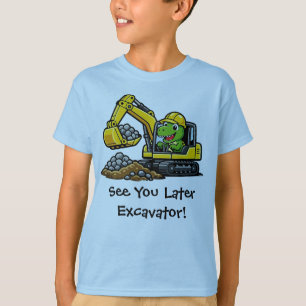 Camiseta de Operador de Escavadeira de Construção