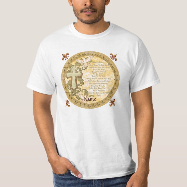 Camiseta de oração dos senhores espanhóis (Frente)