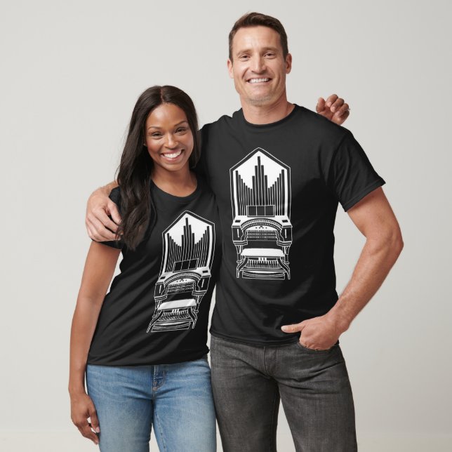 Camiseta de Organista Frente e Verso (Unissex)