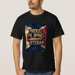 Camiseta de Orgulho de Veterano Filipino - Orgulho