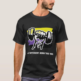 Camiseta de Orgulho Não Binário para Academia — Ca