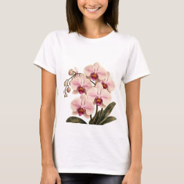 camiseta de orquídea em flor