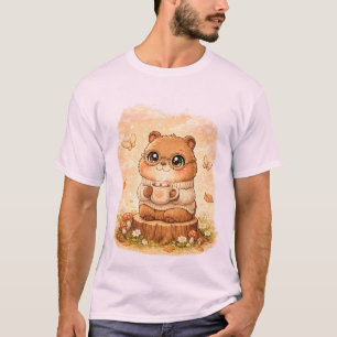 Camiseta de ouriço bebê fofo – adorável floresta