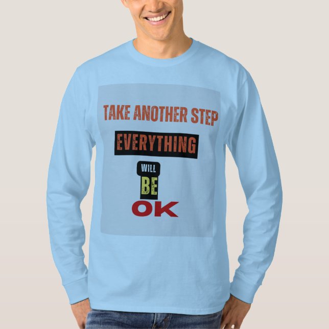 Camiseta "Dê Outro Passo - Tudo Vai Ficar Bem (Frente)