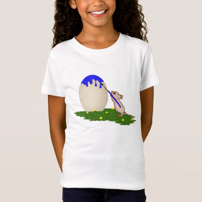 Camiseta de Ovo de Páscoa do Rato (Frente)